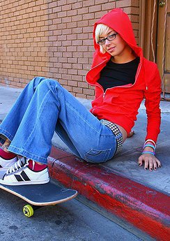 Amazing hot teen skater chick rides a mega dong after getting picked up skating the street hot amateur fucking pic